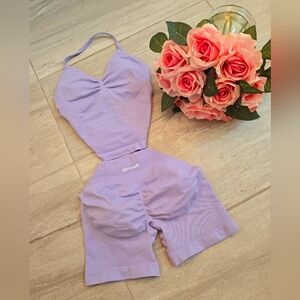 DFYNE SET NWOT LIGHT PURPLE